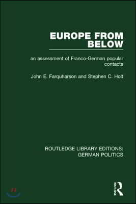 Europe from Below (RLE: German Politics)