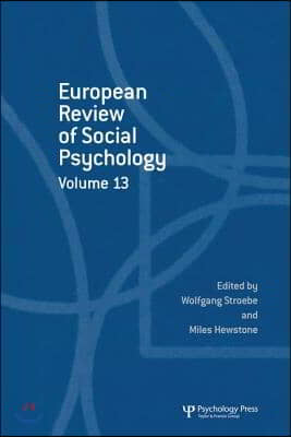 European Review of Social Psychology: Volume 13