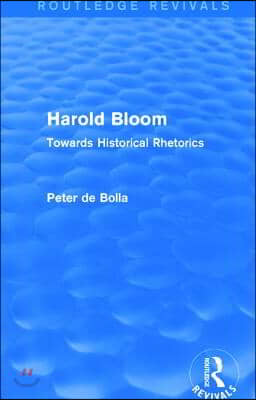 Harold Bloom (Routledge Revivals)