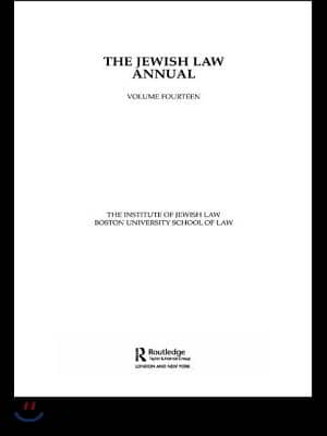 Jewish Law Annual Volume 14