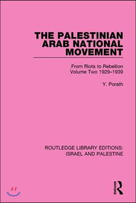 Palestinian Arab National Movement, 1929-1939