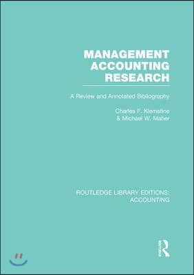 Management Accounting Research (RLE Accounting)