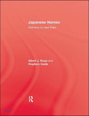 Japanese Names and How To Read Them