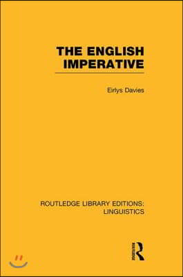 English Imperative (RLE Linguistics D: English Linguistics)