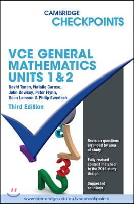 Cambridge Checkpoints Vce General Mathematics Units 1&amp;2