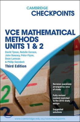 Cambridge Checkpoints Vce Mathematical Methods Units 1&amp;2