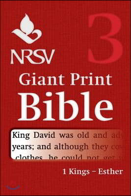 NRSV Giant Print Bible: Volume 3, 1 Kings - Esther