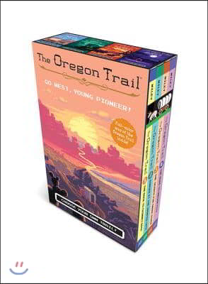 The Oregon Trail 4-Book Paperback Box Set Plus Poster Map