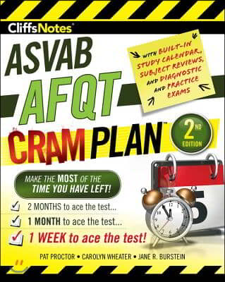 Cliffsnotes ASVAB Afqt Cram Plan 2nd Edition