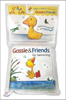 Gossie &amp; Friends Go Swimming Bath Book with Toy [With Toy]