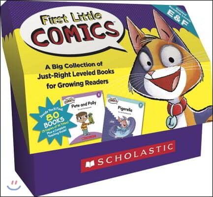 First Little Comics: Guided Reading Levels E &amp; F (Classroom Set): 16 Funny Books That Are Just the Right Level for Growing Readers