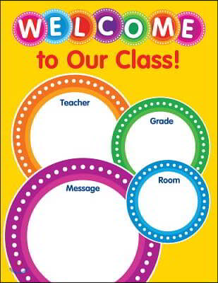 Color Your Classroom - Welcome Chart