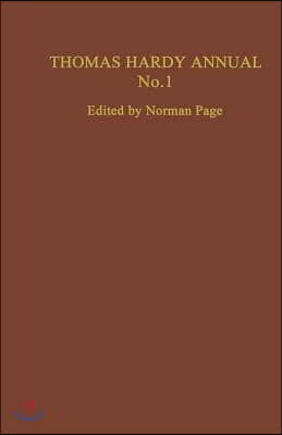 Thomas Hardy Annual No. 1