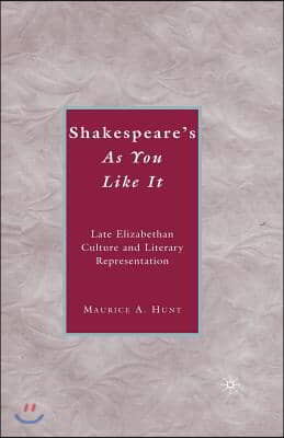 Shakespeare's as You Like It: Late Elizabethan Culture and Literary Representation