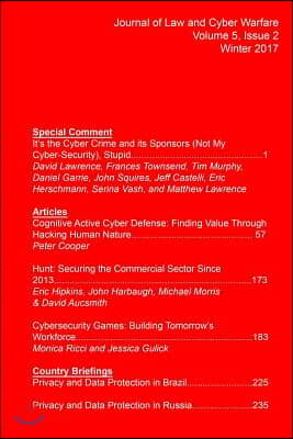 Journal of Law and Cyber Warfare, Volume 5, Issue 2