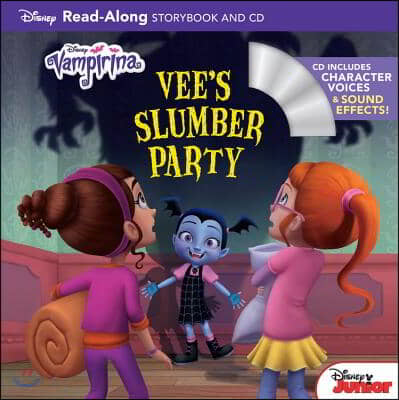 Vampirina Read-along Book and Cd the Sleepover