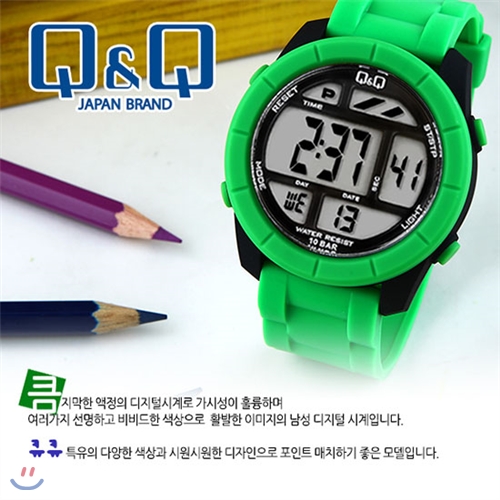 정품 큐앤큐시계 M123J-006Y 패션시계 학생시계 디지털시계 캐주얼시계 당일발송