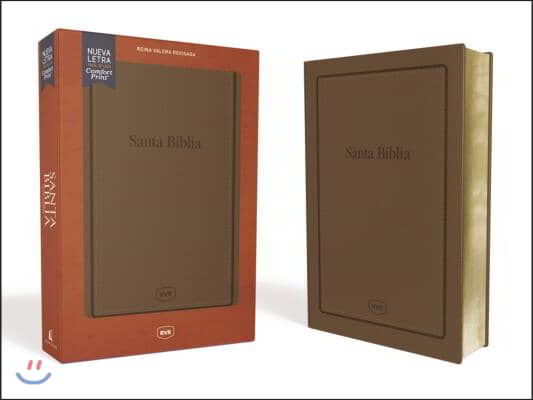 Santa Biblia Reina Valera Revisada Rvr, Letra Extra Grande, Tamano Manual, Letra Roja, Leathersoft