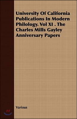 University of California Publications in Modern Philology