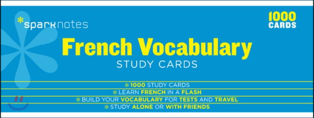 The French Vocabulary SparkNotes Study Cards