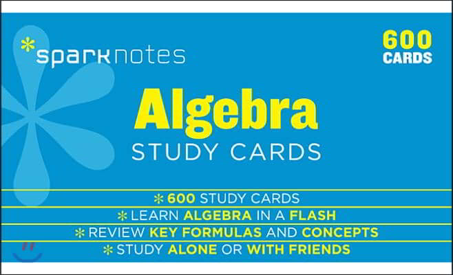 Algebra Sparknotes Study Cards