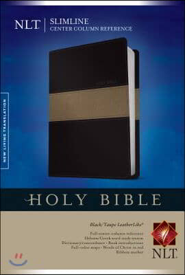 Slimline Center Column Reference Bible-NLT