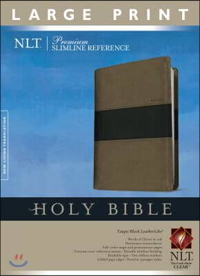 Premium Slimline Reference Bible-NLT-Large Print