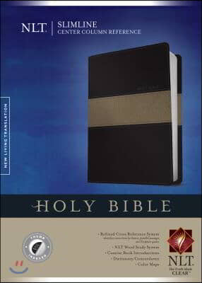 Slimline Center Column Reference Bible-NLT