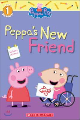 Peppa&#39;s New Friend (Peppa Pig Level 1 Reader with Stickers)