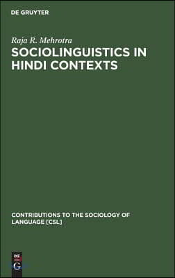 Sociolinguistics in Hindi Contexts