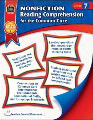 Nonfiction Reading Comprehension for the Common Core, Grade 7