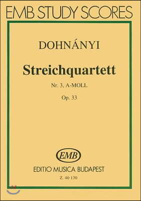 String Quartet No. 3 in a Minor, Op. 33