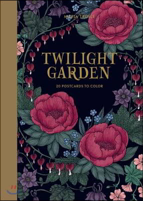 Twilight Garden 20 Postcards: Published in Sweden as "Blomstermandala"