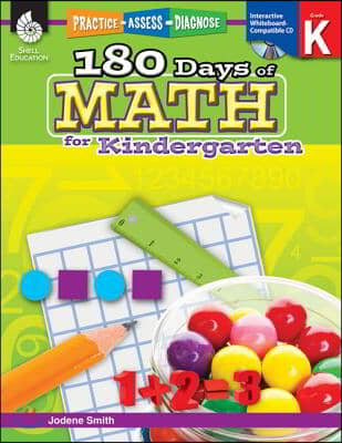 180 Days of Math for Kindergarten: Practice, Assess, Diagnose
