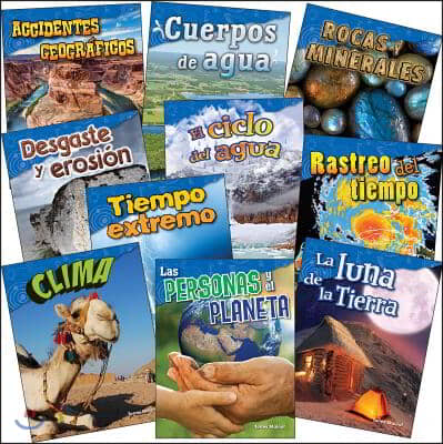 Let&#39;s Explore Earth &amp; Space Science Grades 2-3 Spanish, 10-Book Set