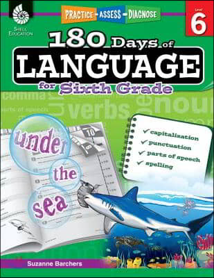 180 Days of Language for Sixth Grade: Practice, Assess, Diagnose