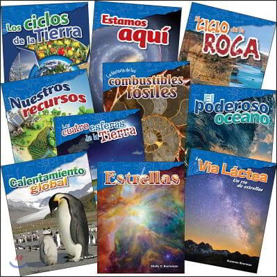 Let&#39;s Explore Earth &amp; Space Science Grades 4-5 Spanish, 10-Book Set