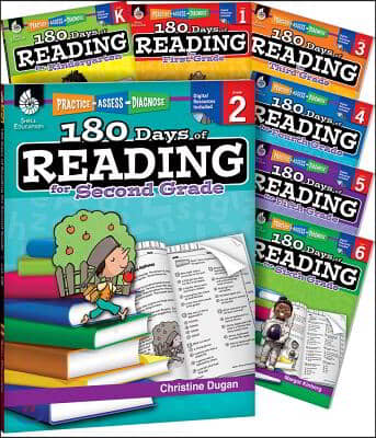 180 Days of Reading for K-6, 7-Book Set: Practice, Assess, Diagnose