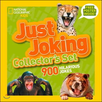 National Geographic Kids Just Joking Collector&#39;s Set (Boxed Set): 900 Hilarious Jokes about Everything [With Poster]