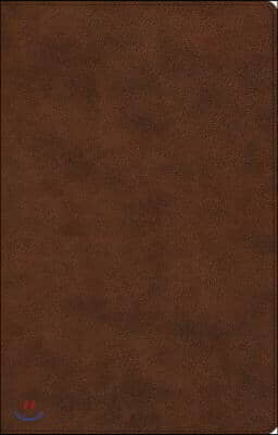 ESV Large Print Thinline Reference Bible (Trutone, Brown)