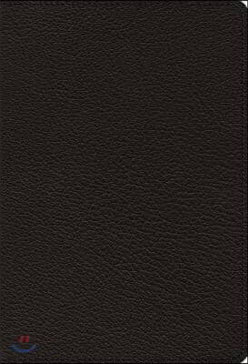 ESV Heirloom Single Column Personal Size Bible (Goatskin, Black)