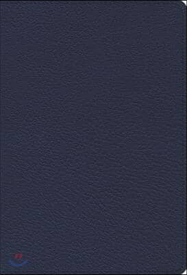 ESV Heirloom Single Column Personal Size Bible (Goatskin, Blue)