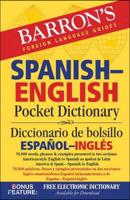 Spanish-English Pocket Dictionary: 70,000 Words, Phrases & Examples