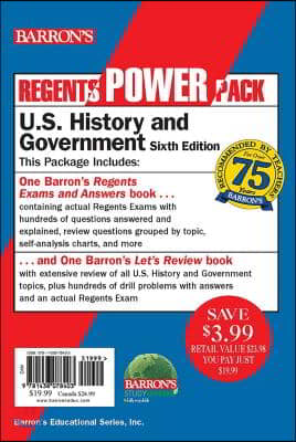 Let&#39;s Review U.S. History and Government 6th Ed. / Barron&#39;s Regents Exams and Answers Power Pack