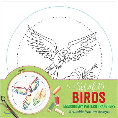 Birds Embroidery Pattern Transfers