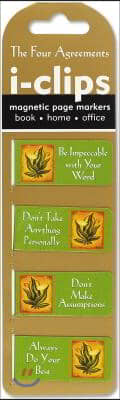 The Four Agreements I-clips Magnetic Page Markers