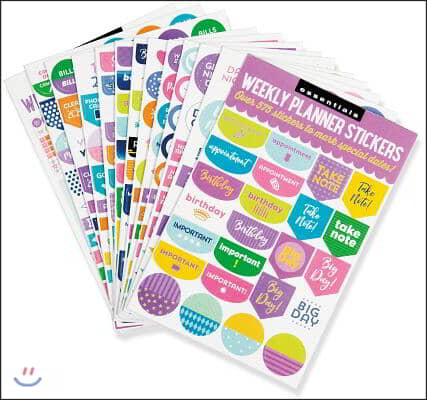 Essentials Weekly Planner Stickers