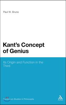 Kant&#39;s Concept of Genius