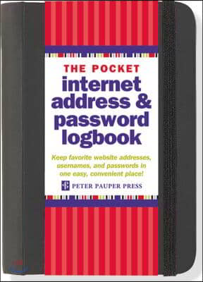 Pocket Internet Address &amp; Password Logbook