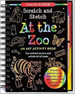 At the Zoo: An Art Activity Book for Animal Lovers and Artists of All Ages [With Wooden Stylus]